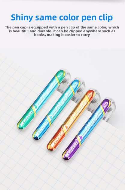Pentel K110 Hybrid Dual Metallic Glitter Gel Pen