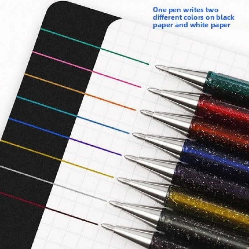 Pentel K110 Hybrid Dual Metallic Glitter Gel Pen