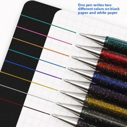 Pentel K110 Hybrid Dual Metallic Glitter Gel Pen