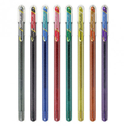 Pentel K110 Hybrid Dual Metallic Glitter Gel Pen