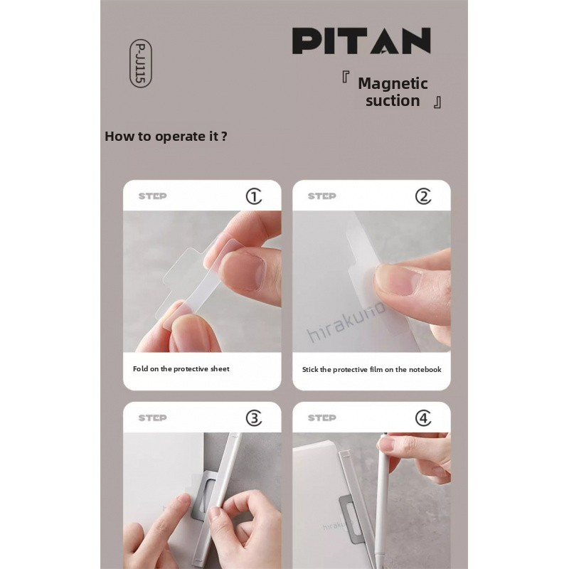 Zebra PITAN 0.5mm Gel Pen with Magnetic Holder