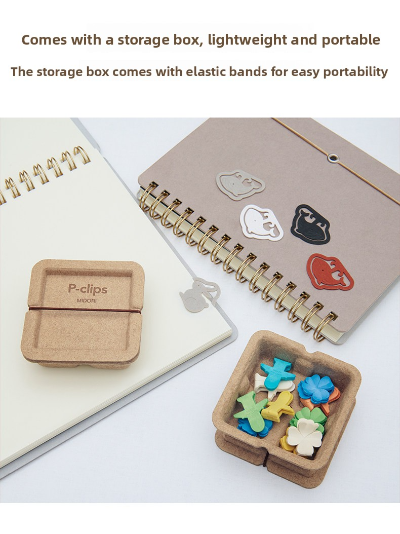 Midori P-Clips Eco-Friendly Paper Clips
