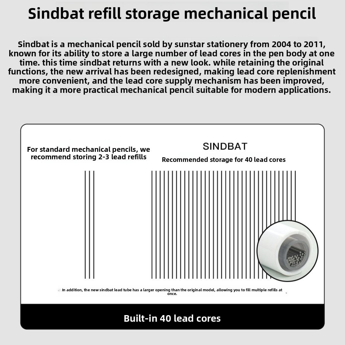 Sunstar Sindbat Mechanical Pencil 0.5mm