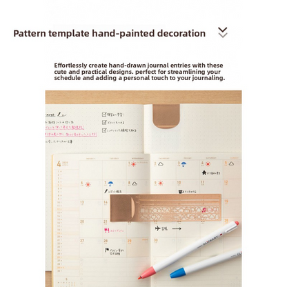 Midori Copper Ruler Stencil