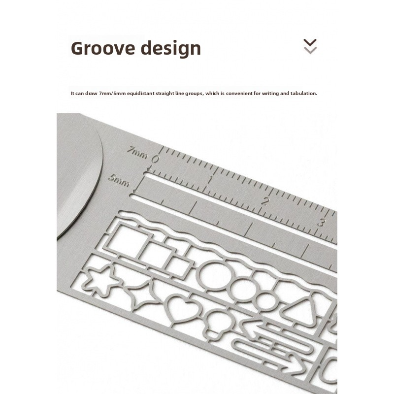 Midori Copper Ruler Stencil