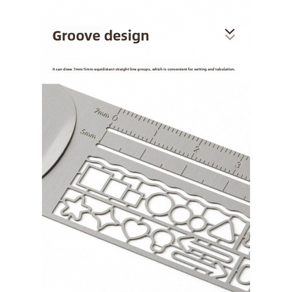 Midori Copper Ruler Stencil