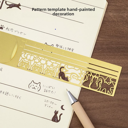 Midori Copper Ruler Stencil