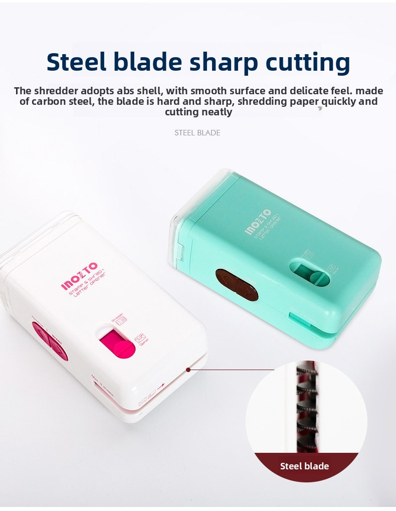 Inozto 3-in-1 Compact Shredder, Cutter and Privacy Protector