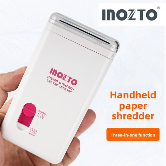 Inozto 3-in-1 Compact Shredder, Cutter and Privacy Protector
