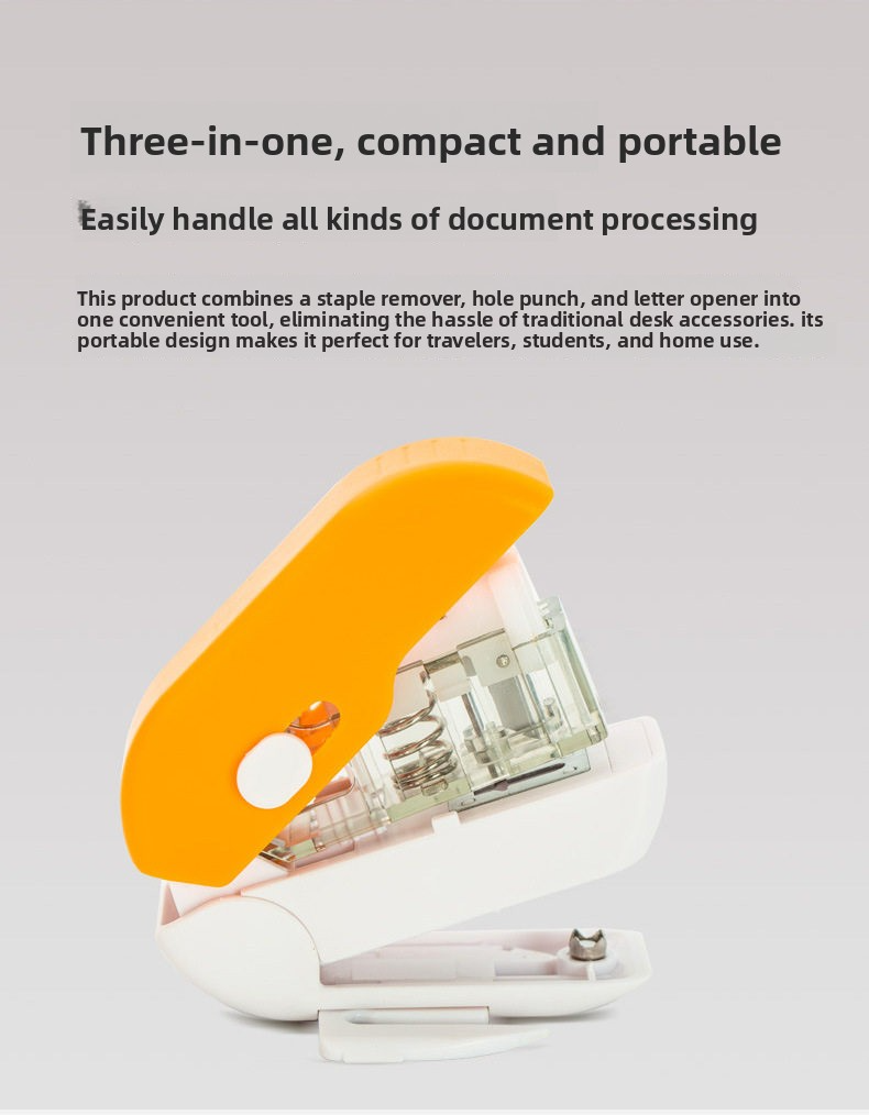Inozto 3-in-1 Stapleless Stapler