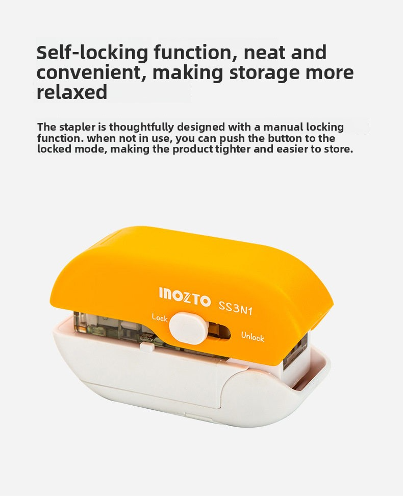 Inozto 3-in-1 Stapleless Stapler