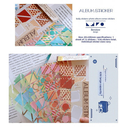 Benzstore Corner Border Stickers (636 pcs)