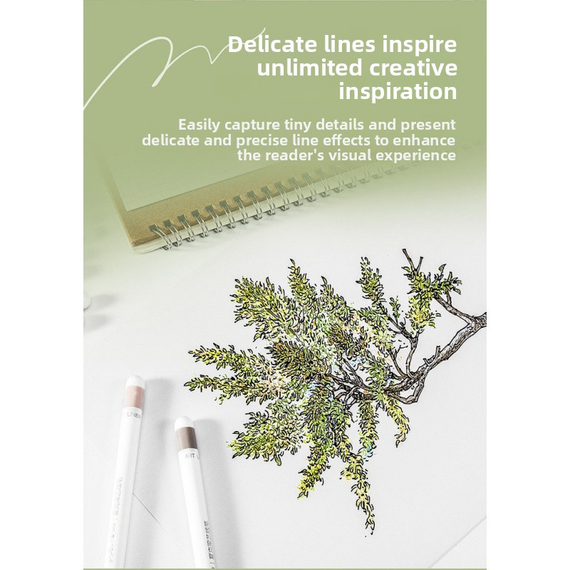STA Waterproof Art Fineliner 0.8mm Marker Set
