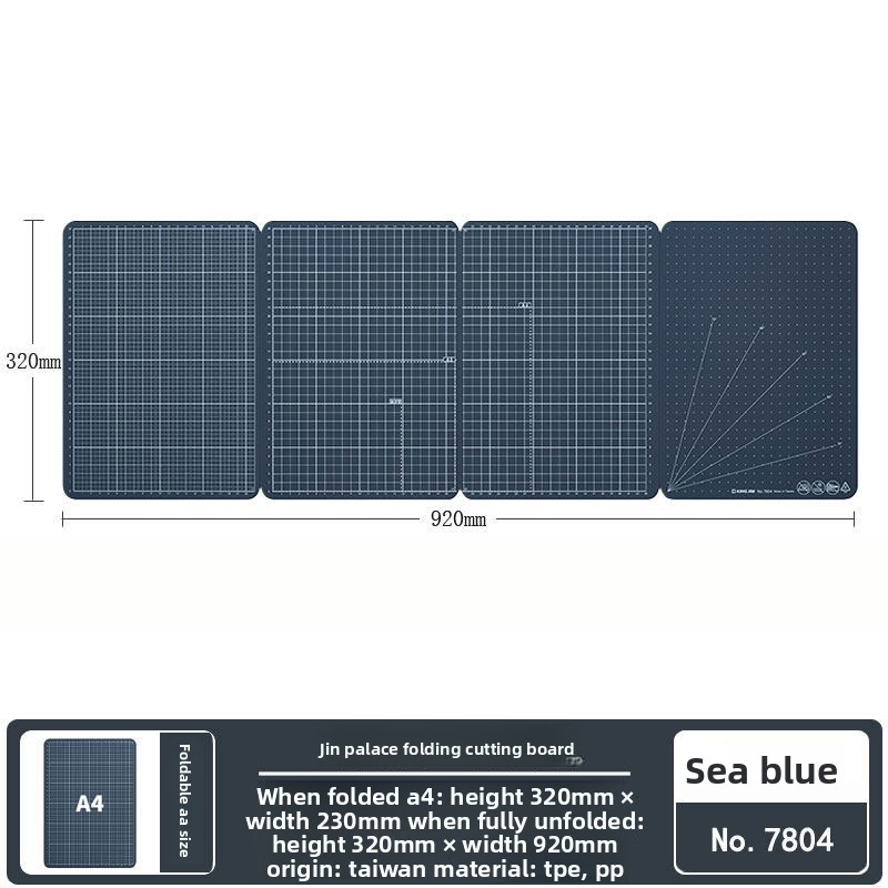 King Jim Foldable Wide Cutting Mat