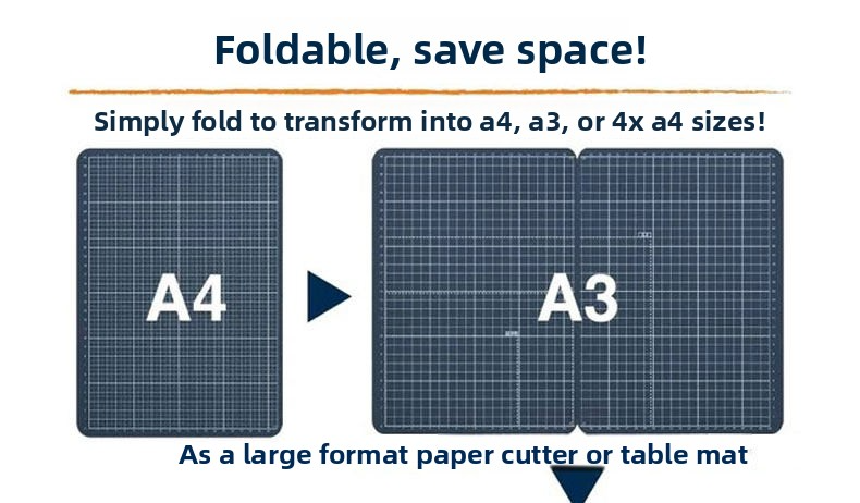 King Jim Foldable Wide Cutting Mat