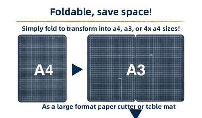 King Jim Foldable Wide Cutting Mat