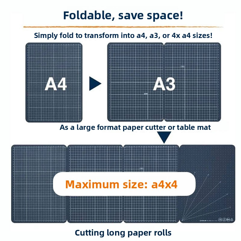 King Jim Foldable Wide Cutting Mat