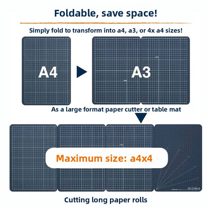 King Jim Foldable Wide Cutting Mat