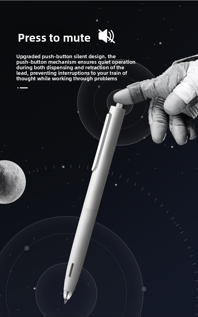 D&S Space Capsule Silent Gel Pen 0.5mm