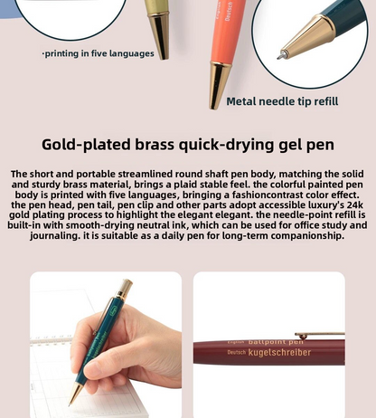 Marks Days Gold-Plated Brass Pen