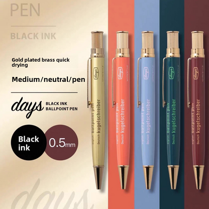 Marks Days Gold-Plated Brass Pen