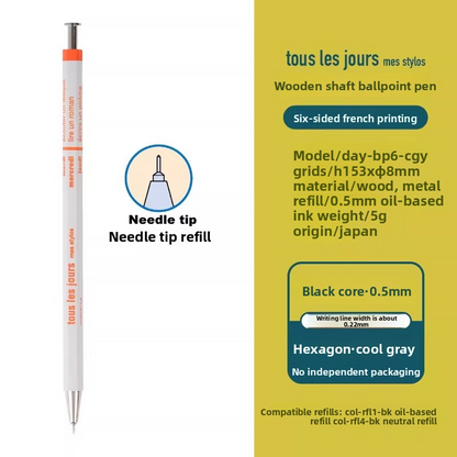 Mark's Days Tous les Jours Wooden Ballpoint Pen 0.5mm
