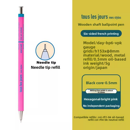 Mark's Days Tous les Jours Wooden Ballpoint Pen 0.5mm