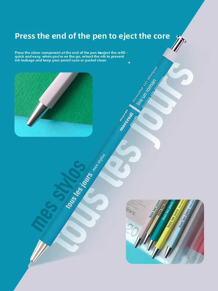 Mark's Days Tous les Jours Wooden Ballpoint Pen 0.5mm