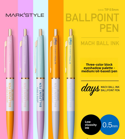 Mark's Days Three Section Ballpoint Pen 0.5mm