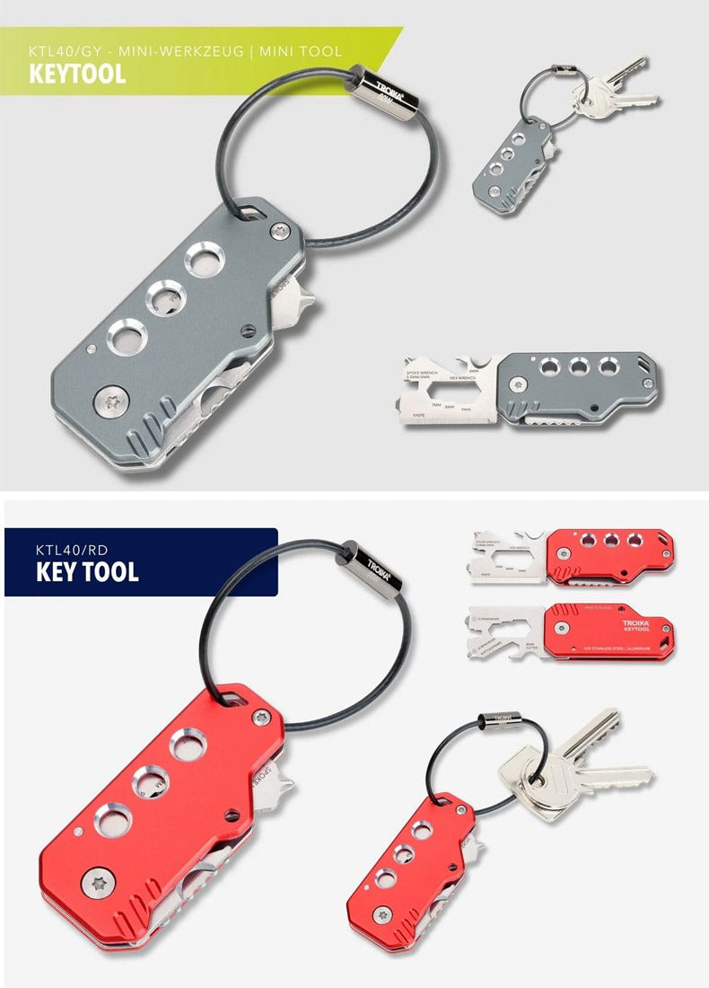 Troika 11-in-1 Multitool Keychain