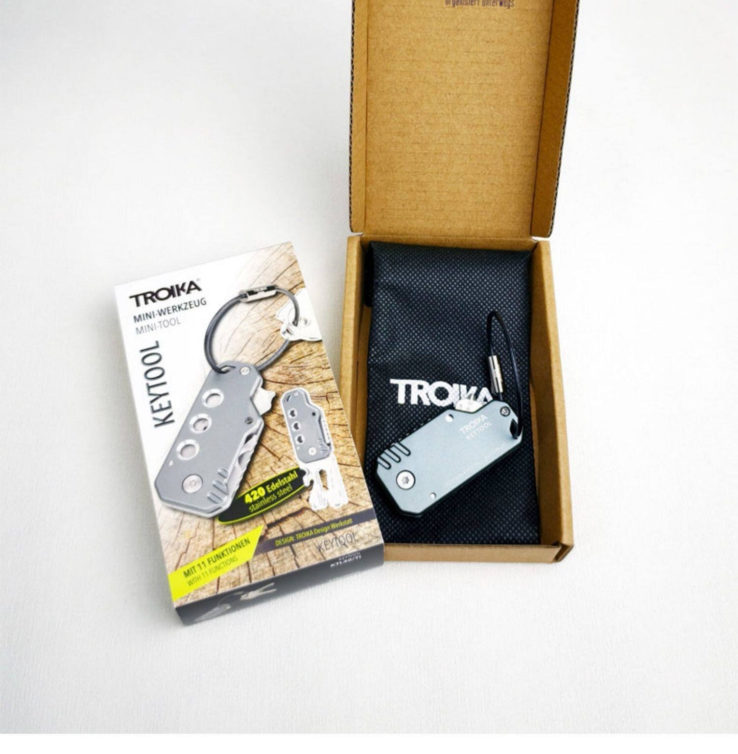 Troika 11-in-1 Multitool Keychain