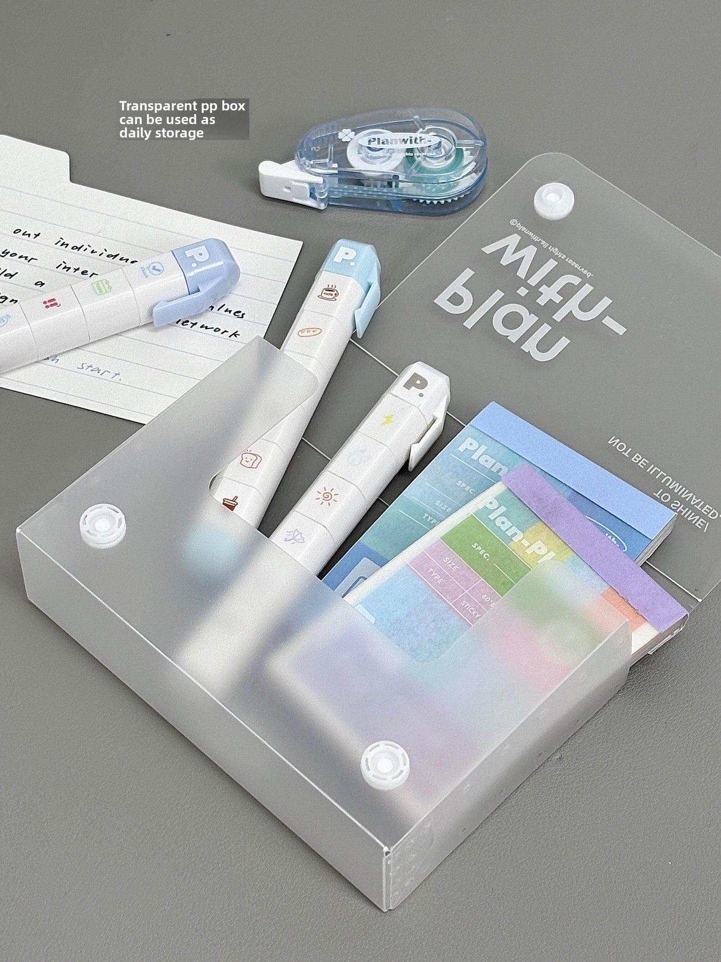 Planwith Memo Card Divider with Index