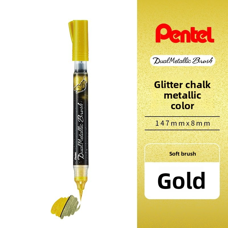 Pentel Arts Dual Glitter Brush Marker