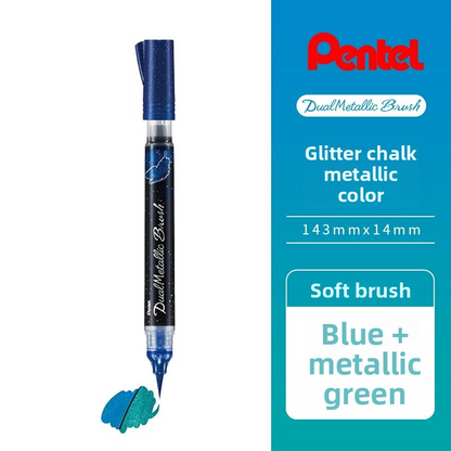 Pentel Arts Dual Glitter Brush Marker