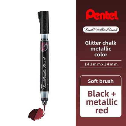Pentel Arts Dual Glitter Brush Marker