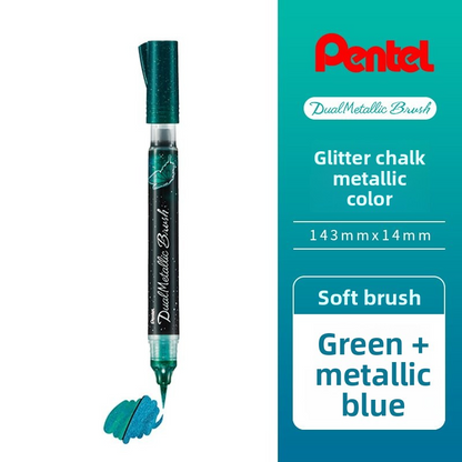 Pentel Arts Dual Glitter Brush Marker
