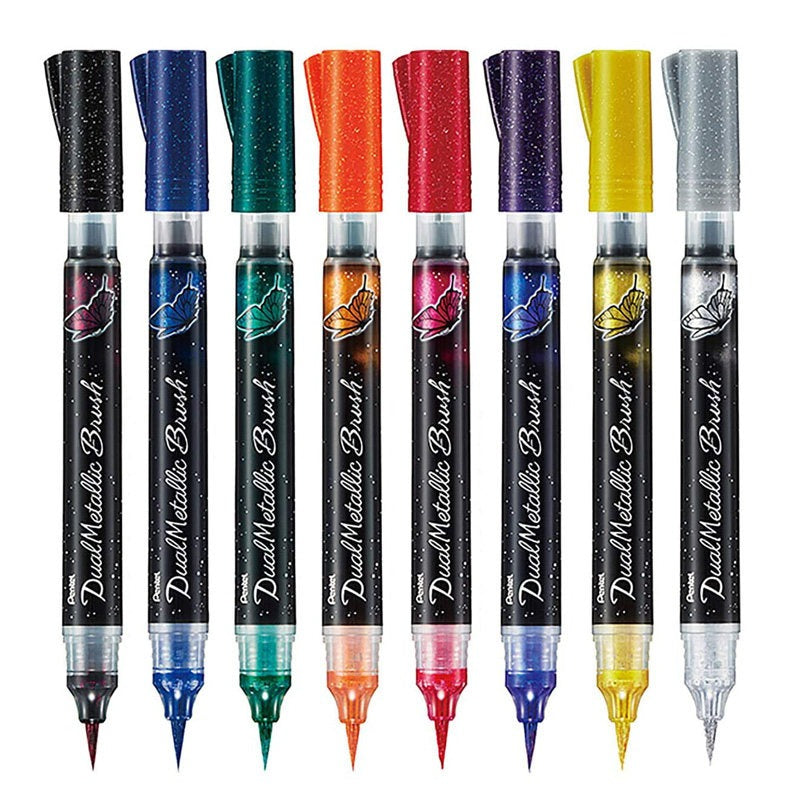 Pentel Arts Dual Glitter Brush Marker