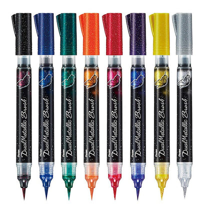 Pentel Arts Dual Glitter Brush Marker