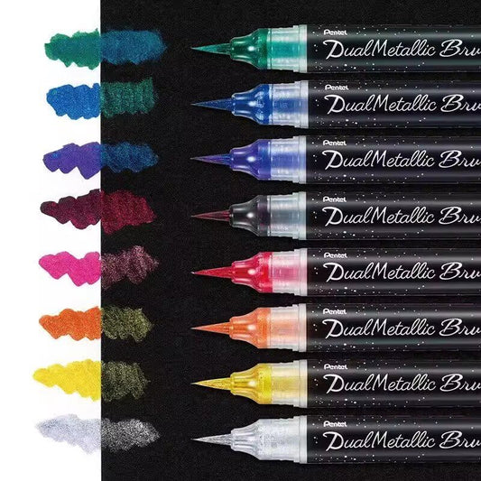 Pentel Arts Dual Glitter Brush Marker