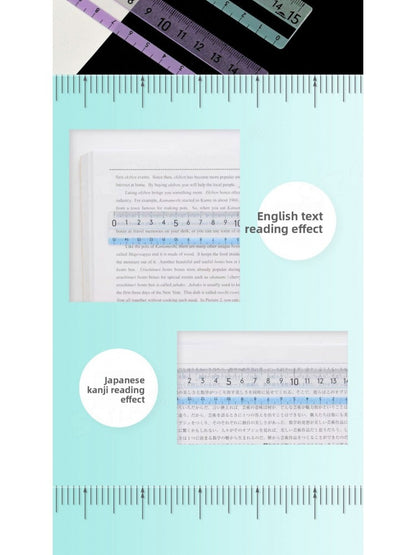 Raymay Easy to See Grid Ruler 15cm
