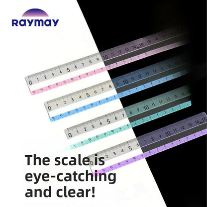 Raymay Easy to See Grid Ruler 15cm