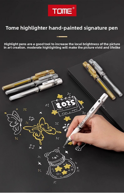 TOME Art Highlighter White Pen