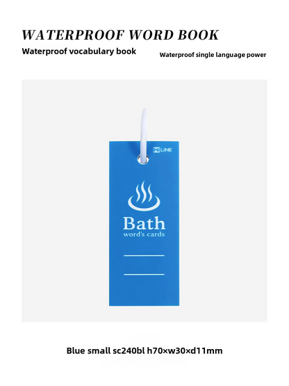 Kutsuwa Waterproof Bath Word Card