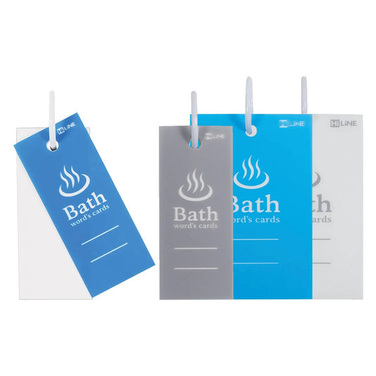 Kutsuwa Waterproof Bath Word Card