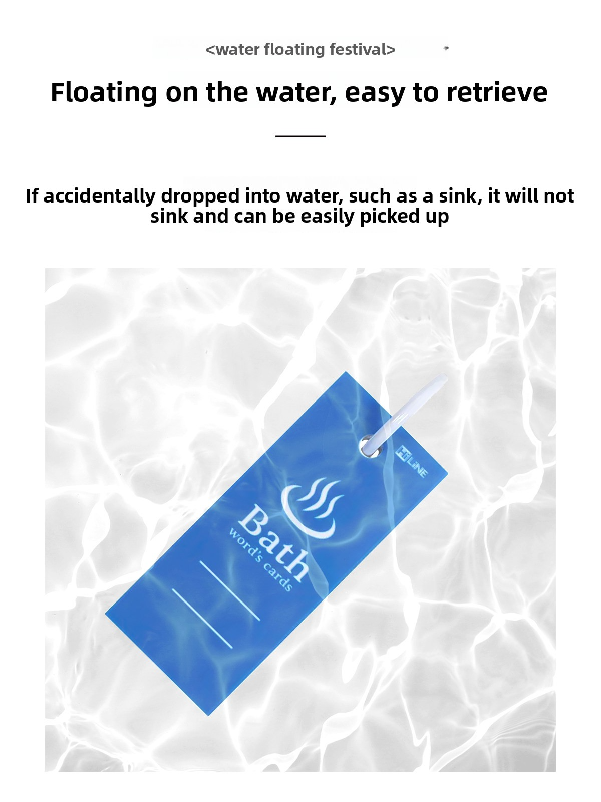 Kutsuwa Waterproof Bath Word Card