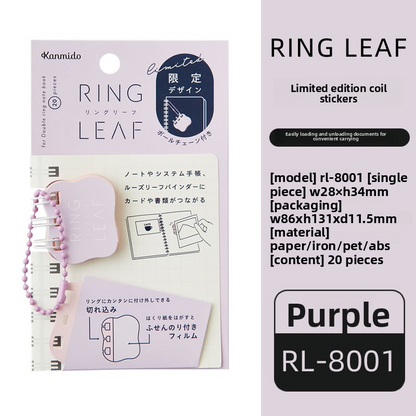 Kanmido Ring Leaf Binder Stickers