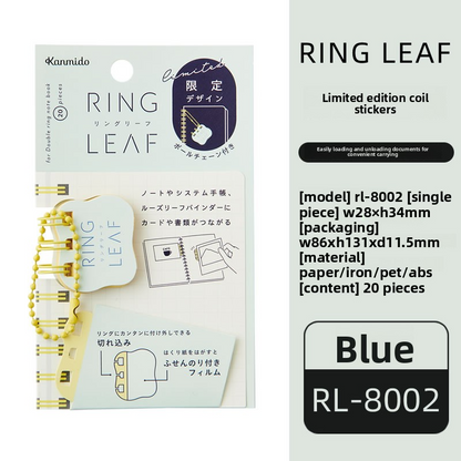Kanmido Ring Leaf Binder Stickers