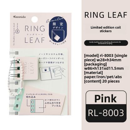 Kanmido Ring Leaf Binder Stickers