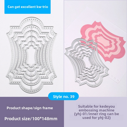 Kw-Trio Embossing Stencils & Plates