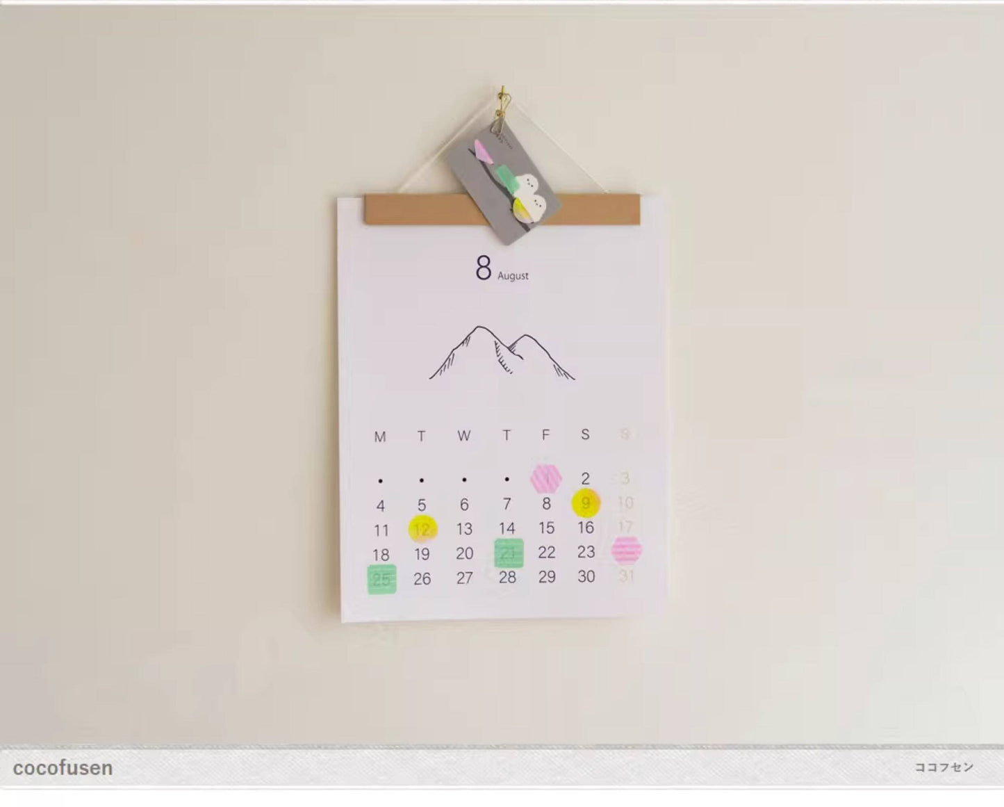 Kanmido Coco Fusen Sticky Memo Card